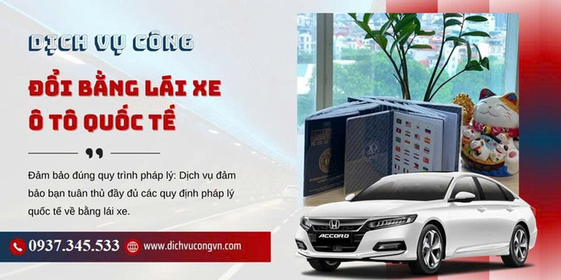 Dịch vụ đổi bằng lái xe quốc tế IAA tại Hà Tĩnh