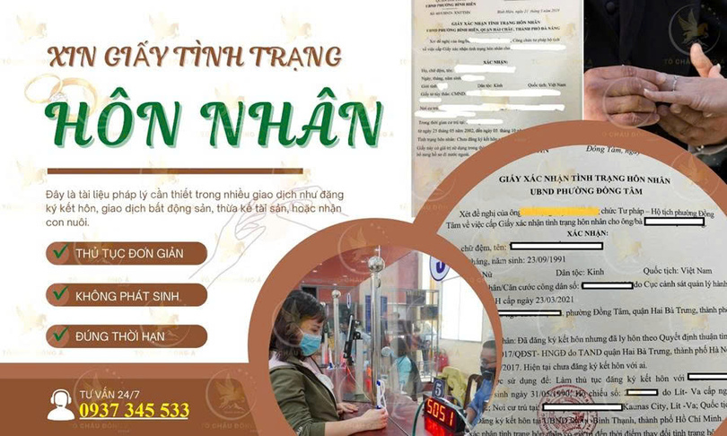 Dịch vụ làm giấy xác nhận tình trạng hôn nhân chuyên nghiệp tại Cần Thơ