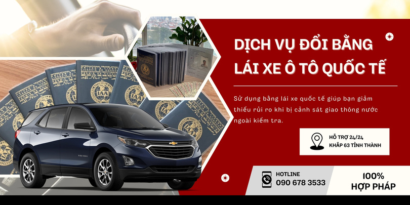 Đổi bằng lái xe ô tô quốc tế tại Bình Dương