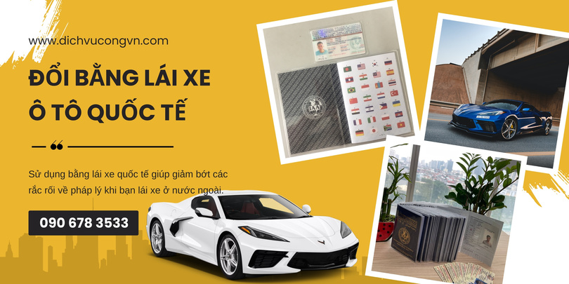 Nên chọn dịch vụ đổi bằng lái xe ô tô quốc tế