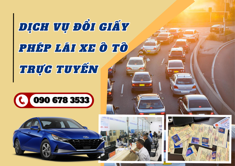 Dịch vụ đổi giấy phép lái xe ô tô tại Huế