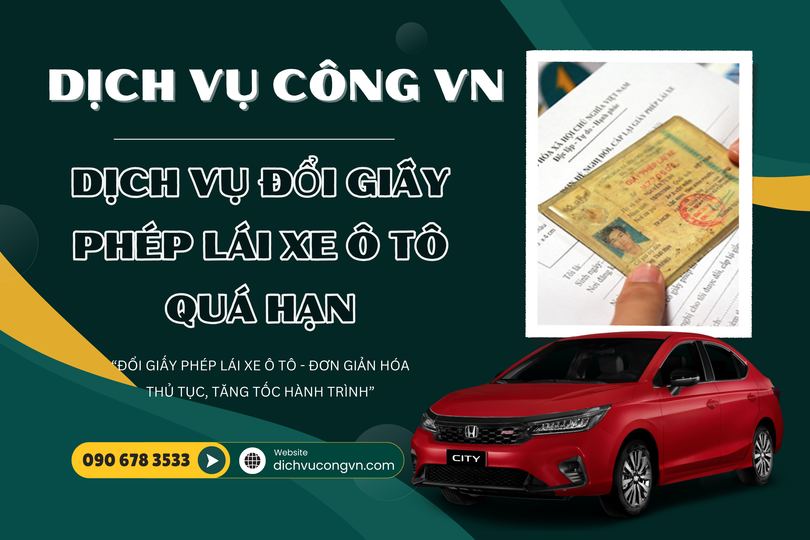 Đổi giấy phép lái xe ô tô tại Lâm Đồng