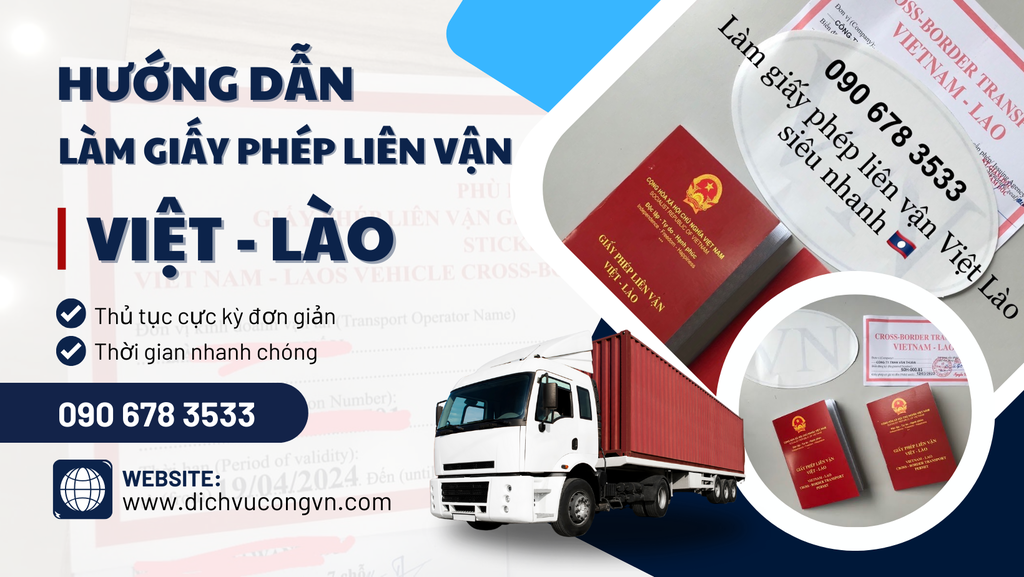 Hướng dẫn làm giấy phép liên vận Việt Lào tại Bắc Ninh