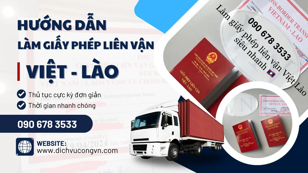 Hướng dẫn làm giấy phép liên vận Việt Lào tại Bắc Giang