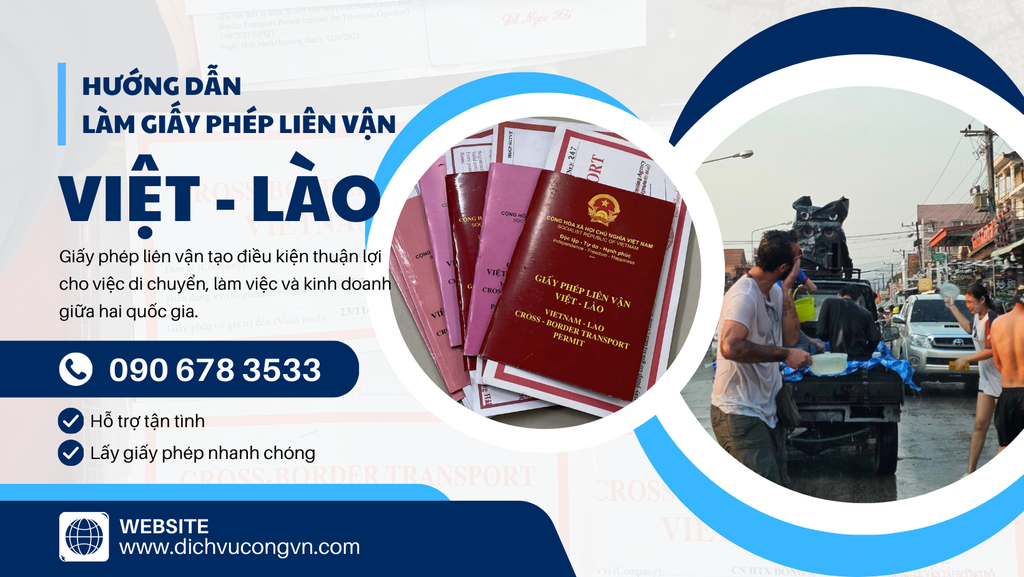 Hướng dẫn làm giấy phép liên vận Việt Lào Bắc Ninh