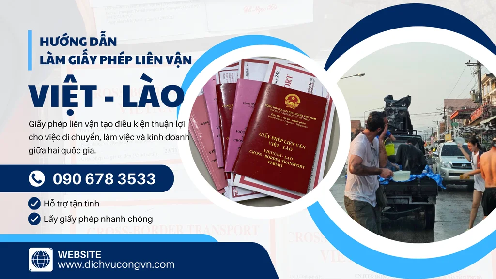 Hướng dẫn làm giấy phép liên vận Việt Lào Bắc Giang