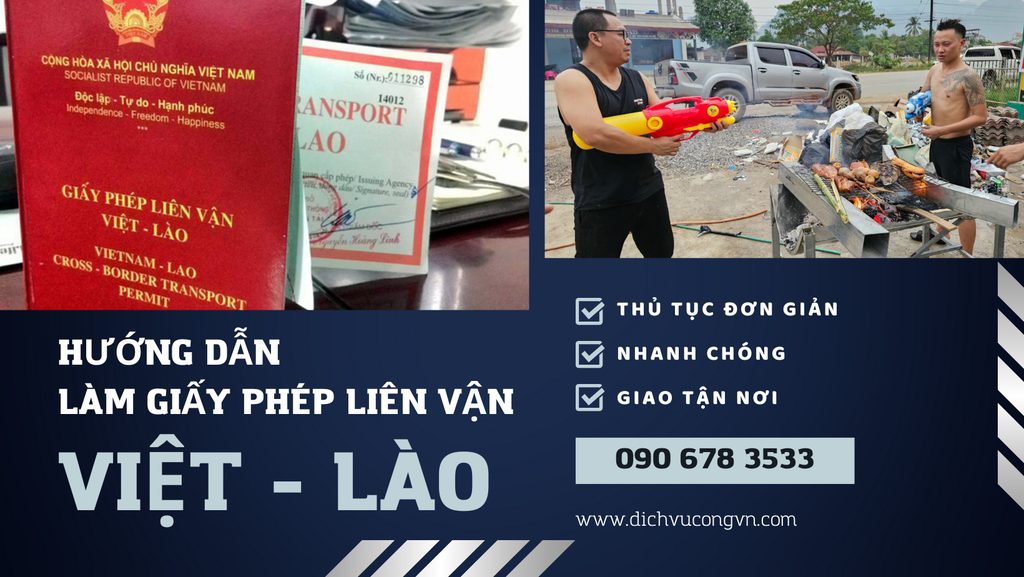 Hướng dẫn thủ tục lấy giấy phép vận tải Việt-Lào tại Hà Nội.