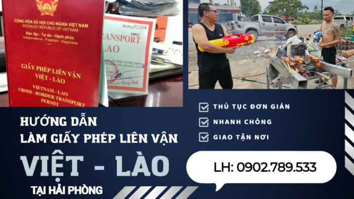 Làm giấy phép liên vận Việt - Lào chuyên nghiệp uy tín