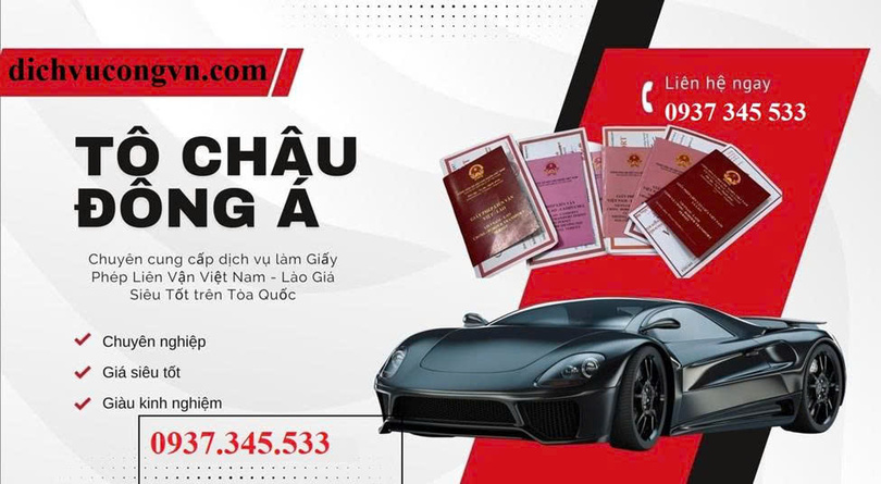 Làm giấy phép liên vận việt lào tại Hồ Chí Minh Vũng Tàu cũ