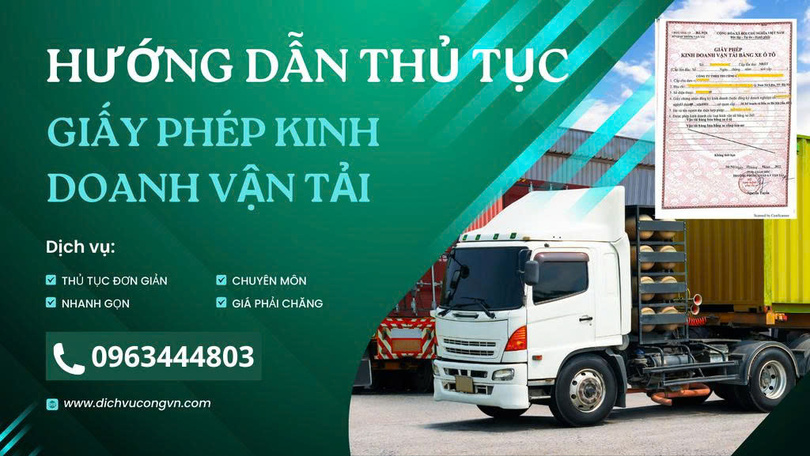 Làm giấy phép kinh doanh vận tải tại Hưng Yên