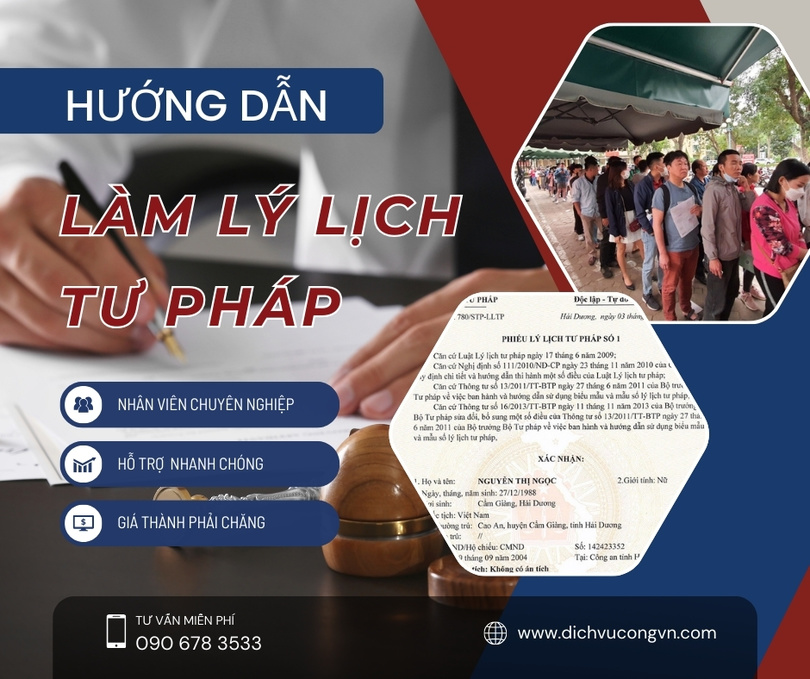 Làm lý lịch tư pháp tại Bình Dương