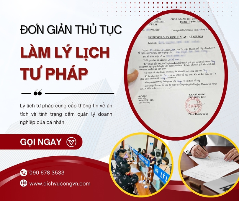 Làm lý lịch tư pháp tại Đồng Nai