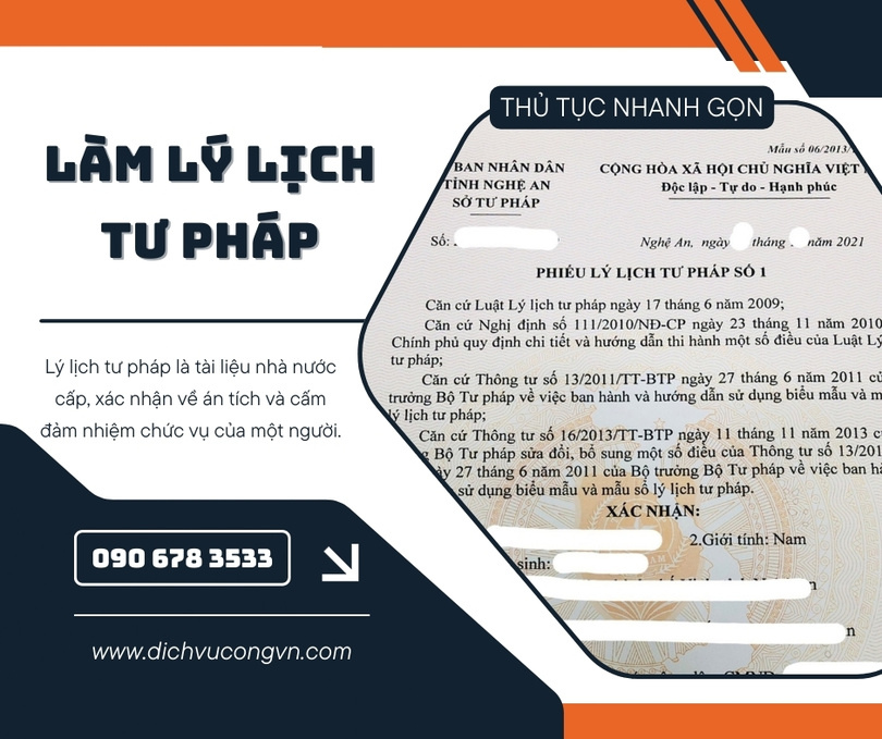 Xin cấp phiếu lý lịch tư pháp Hồ Chí Minh ở đâu và thế nào?