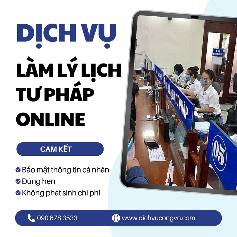 Dịch vụ làm lý lịch tư pháp tại Huế