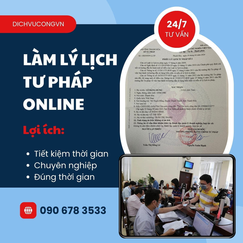 Làm lý lịch tư pháp tại Nam Định