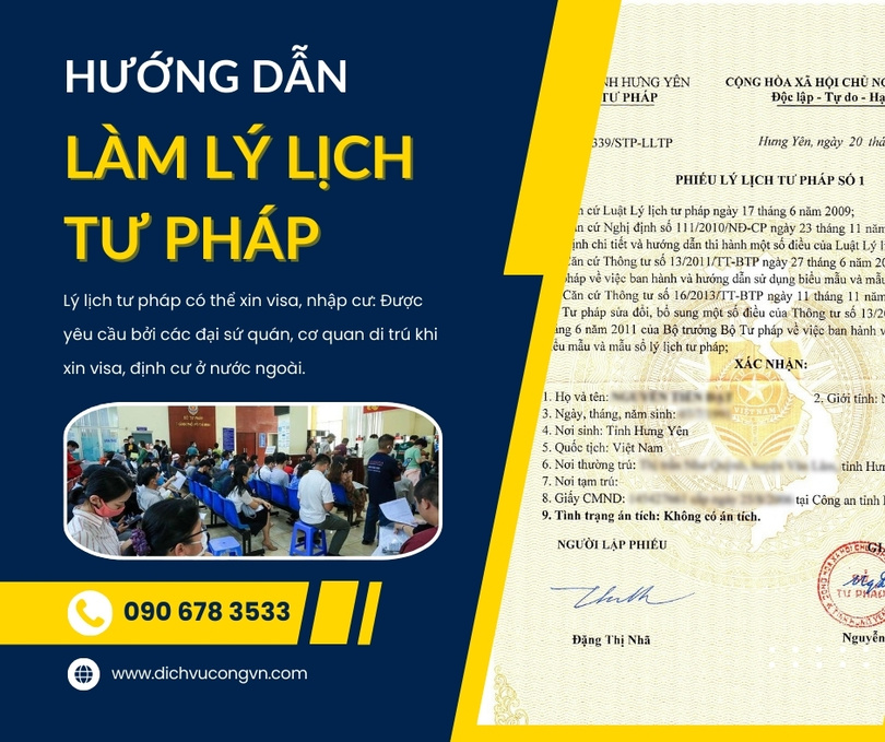 Thời hạn được cấp phiếu lý lịch tư pháp ở Bà Rịa - Vũng Tàu