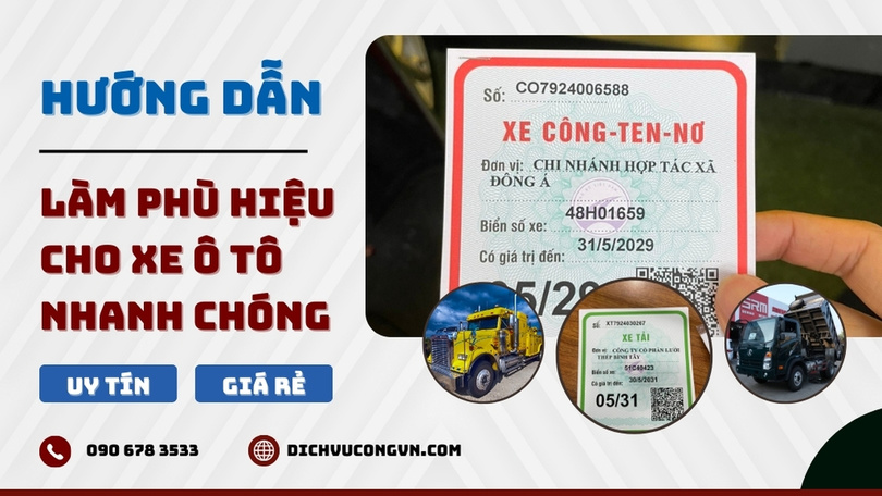 Lợi ích của phù hiệu xe ô tô tại Bắc Ninh