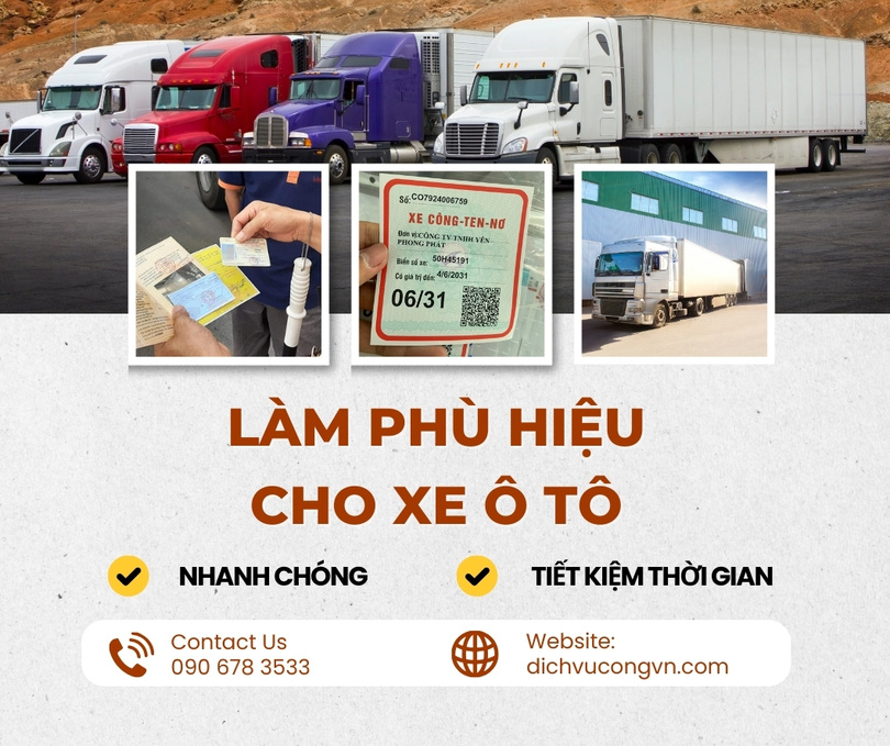 Các bước làm phù hiệu xe ô tô tại Bình Dương