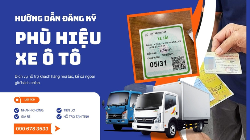 Hướng dẫn đăng ký phù hiệu xe ô tô tại Hải Phòng