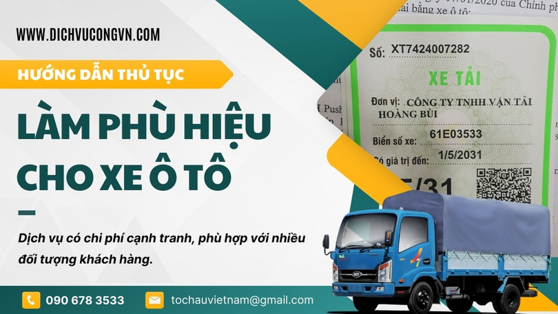 Các bước làm phù hiệu xe ô tô tại Hải Phòng