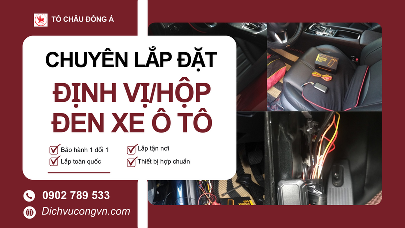 Lắp định vị xe ô tô chuẩn làm phù hiệu tận nơi tại Hồ Chí Minh