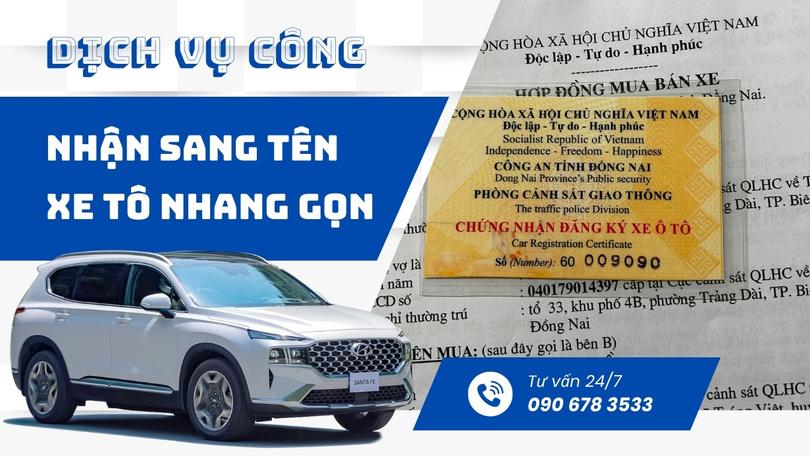 Dịch vụ sang tên xe ô tô tại Vũng Tàu