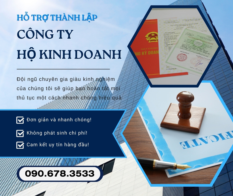 Thành lập công ty, hộ kinh doanh tại Vĩnh Phúc