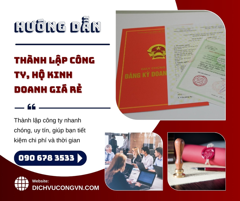 Các bước thành lập hộ kinh doanh tại Hà Nội